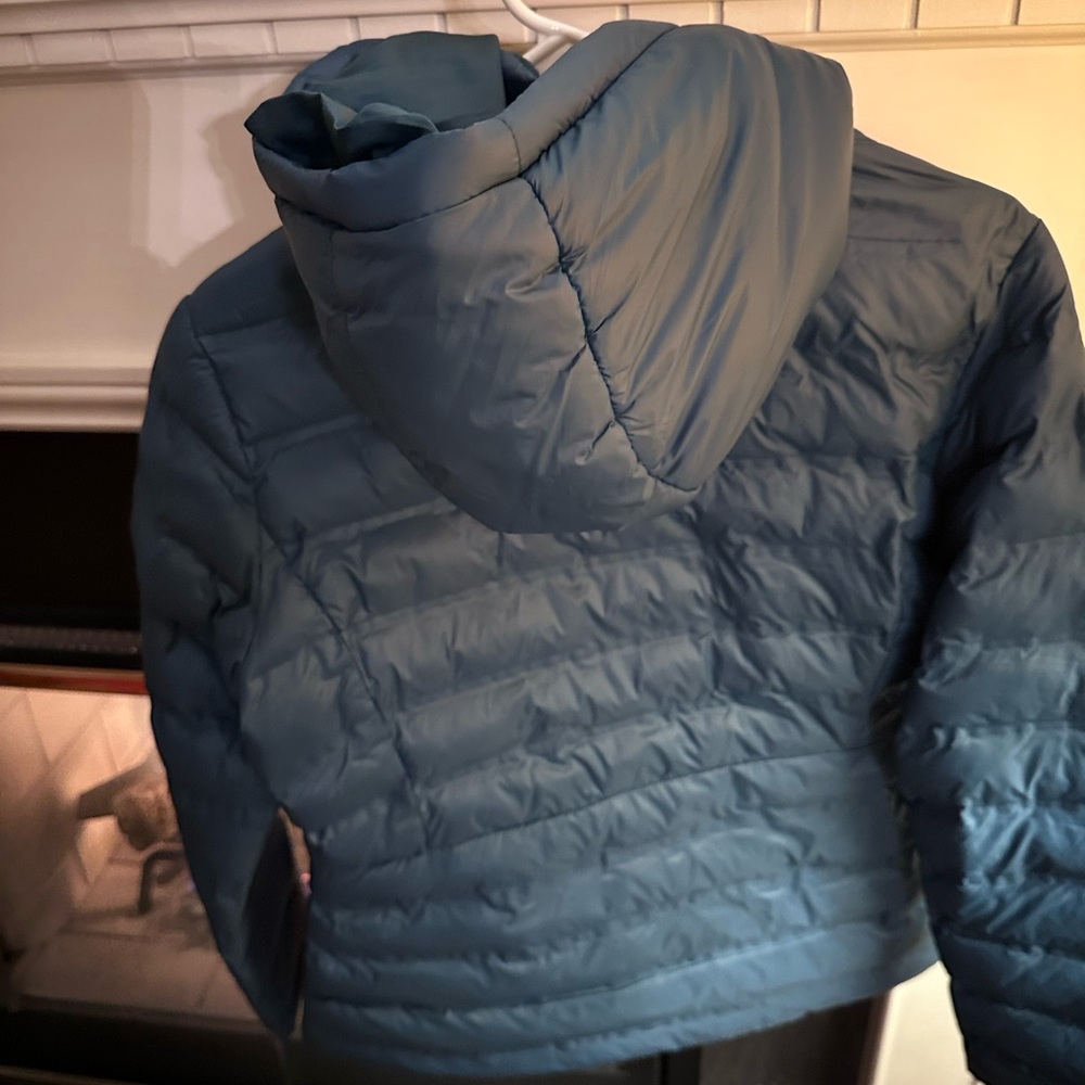 Time and Tru teal Quilted Jacket - Picture 3 of 6